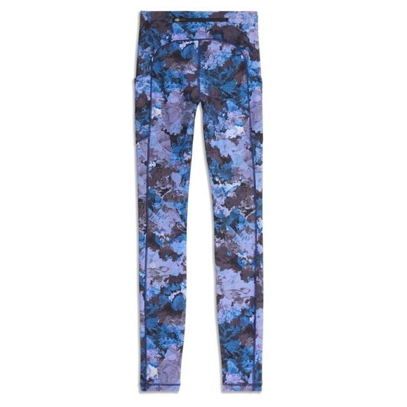 lululemon Speed Up Full-On Luxtreme Legging Screen Camo Purple & Blue Size 2 - Picture 9 of 14
